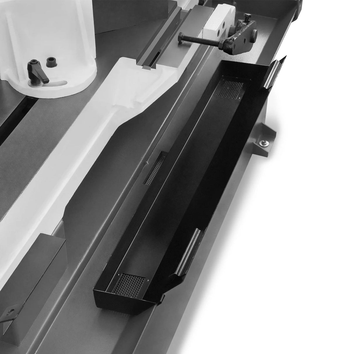 MechMaxx Metal Cutting Band Saw, 10" Round / 18"x5" Rectangular Capacity, 2HP 1.5kW Motor, 4-Speed (35-114 MPM), Horizontal Bandsaw with 0-45° Swivel, Hydraulic Downfeed, 230V 1PH 60Hz, Industrial Grade for Steel, Aluminum & Alloys BS-1018B