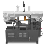 MechMaxx 8 Inch 7-7/8" x 7-7/8" Capacity Double Column Horizontal Metal Cutting Band Saw, Vertical Lifting, Gearbox Driven Two-Speed Motor, Hydraulic Feed, Manual Clamping, Coolant System Industrial Bandsaw GH4220