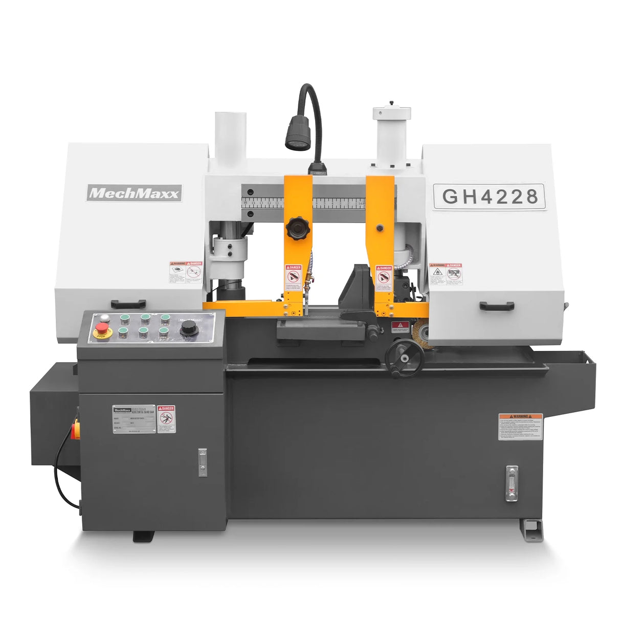 MechMaxx 11" Double Column Horizontal Metal Cutting Band Saw, 3-Speed, Hydraulic Feed, 2.8kW Industrial Saw GH4228