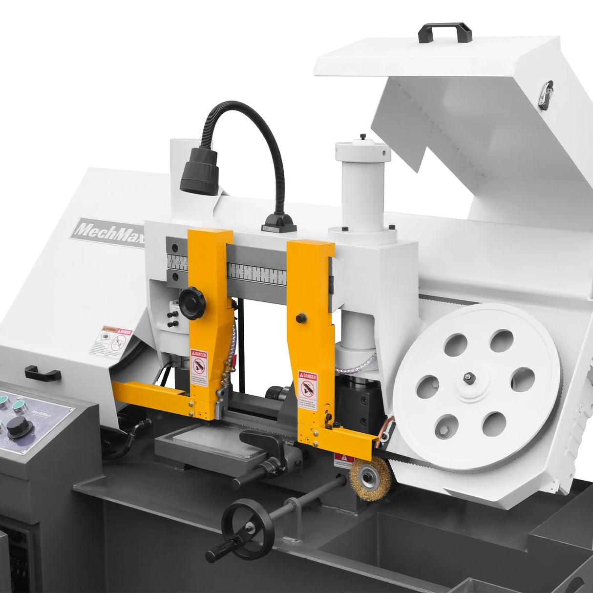 MechMaxx 11" Double Column Horizontal Metal Cutting Band Saw, 3-Speed, Hydraulic Feed, 2.8kW Industrial Saw GH4228