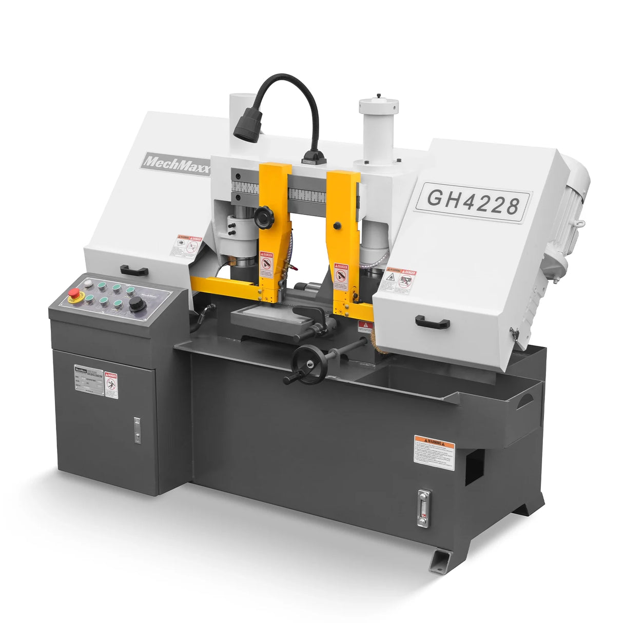 MechMaxx 11" Double Column Horizontal Metal Cutting Band Saw, 3-Speed, Hydraulic Feed, 2.8kW Industrial Saw GH4228