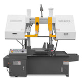 MechMaxx 13" Double Column Horizontal Metal Cutting Band Saw | Hydraulic Feed | 3‑Speed | 2.2/2.8kW Industrial Metal Saw for Fabrication, Steel, Alloy, Carbon Steel GH4235