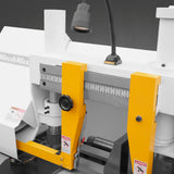 MechMaxx 13" Double Column Horizontal Metal Cutting Band Saw | Hydraulic Feed | 3‑Speed | 2.2/2.8kW Industrial Metal Saw for Fabrication, Steel, Alloy, Carbon Steel GH4235