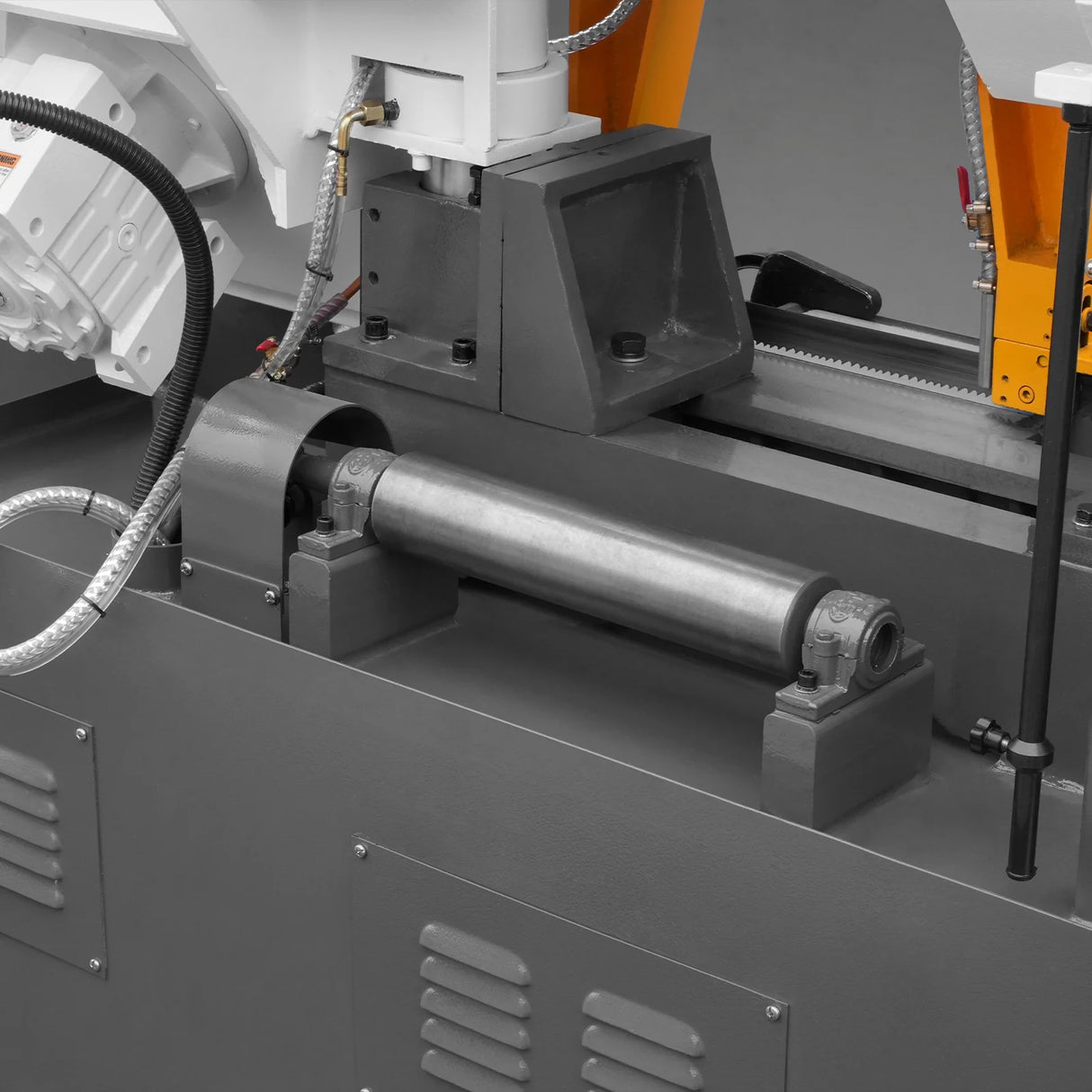 MechMaxx 13" Double Column Horizontal Metal Cutting Band Saw | Hydraulic Feed | 3‑Speed | 2.2/2.8kW Industrial Metal Saw for Fabrication, Steel, Alloy, Carbon Steel GH4235