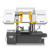 MechMaxx 15.7" Industrial Horizontal Metal Cutting Band Saw, Hydraulic Feed, 3.0/4.0 kW Motor, Manual Clamping, for Steel, Alloy, Metal Fabrication GH4240