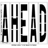 Newstripe Federal AHEAD Stencil