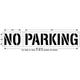 Newstripe NO PARKING Stencil
