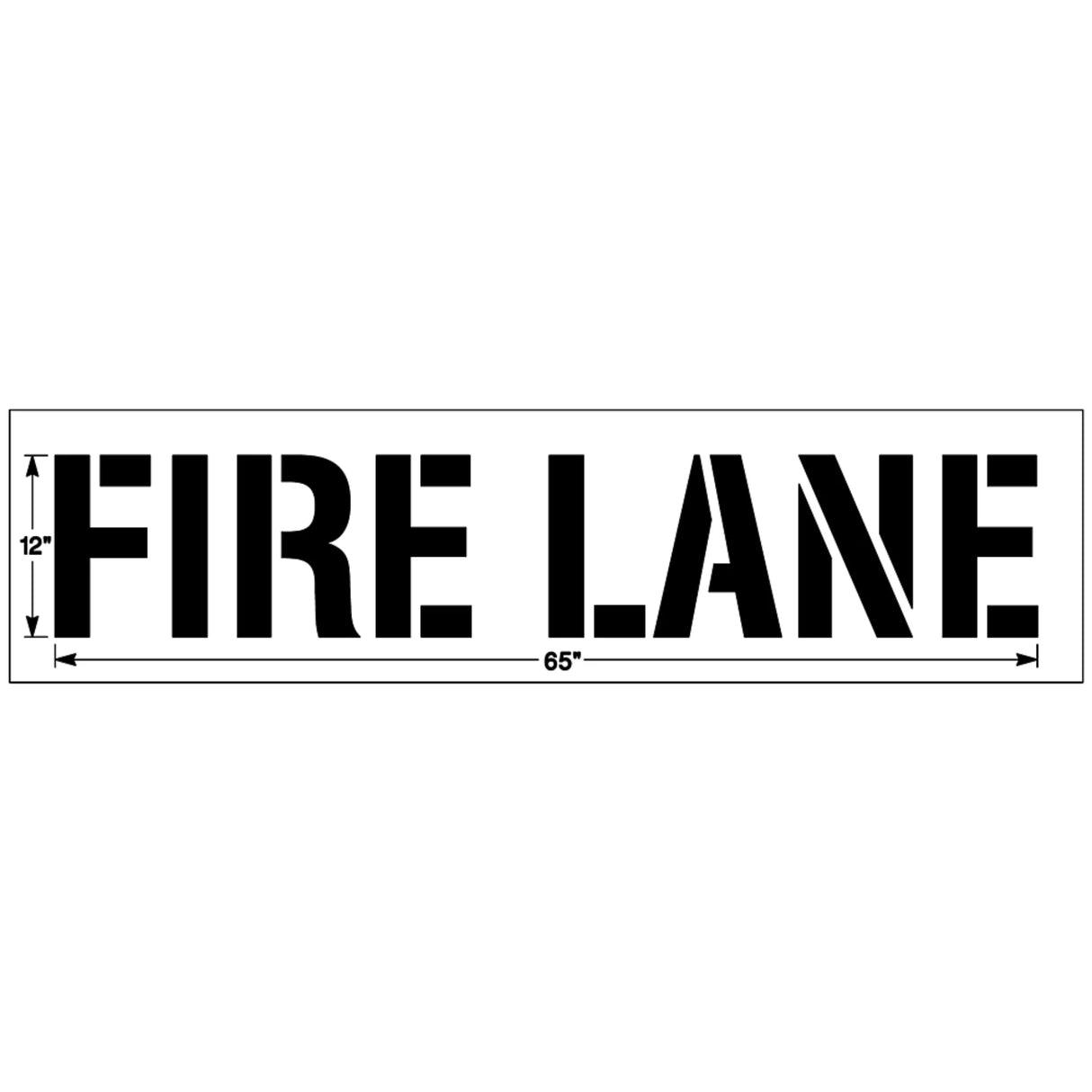Newstripe FIRE LANE Stencil
