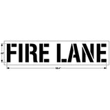 Newstripe FIRE LANE Stencil