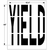 Newstripe Federal YIELD Stencil