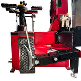 Katool KT-T880 tire changer center post clamping detail