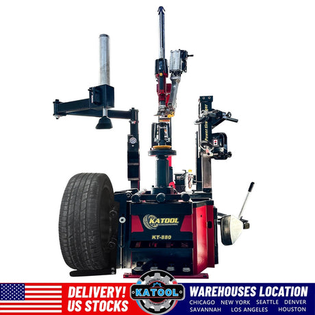 Katool KT-T880 center post tire changer front view