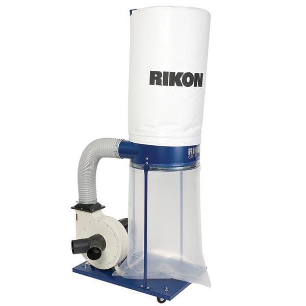 RIKON Dust Collector - 1-1/2 HP - 5 Micron Bag