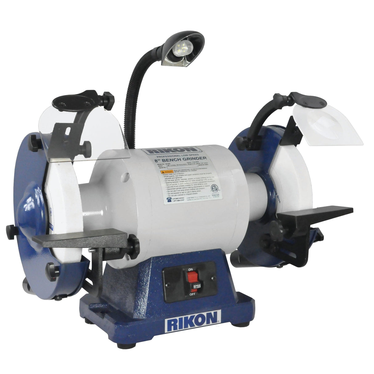 RIKON 8 in Slow Speed Grinder - 1 HP