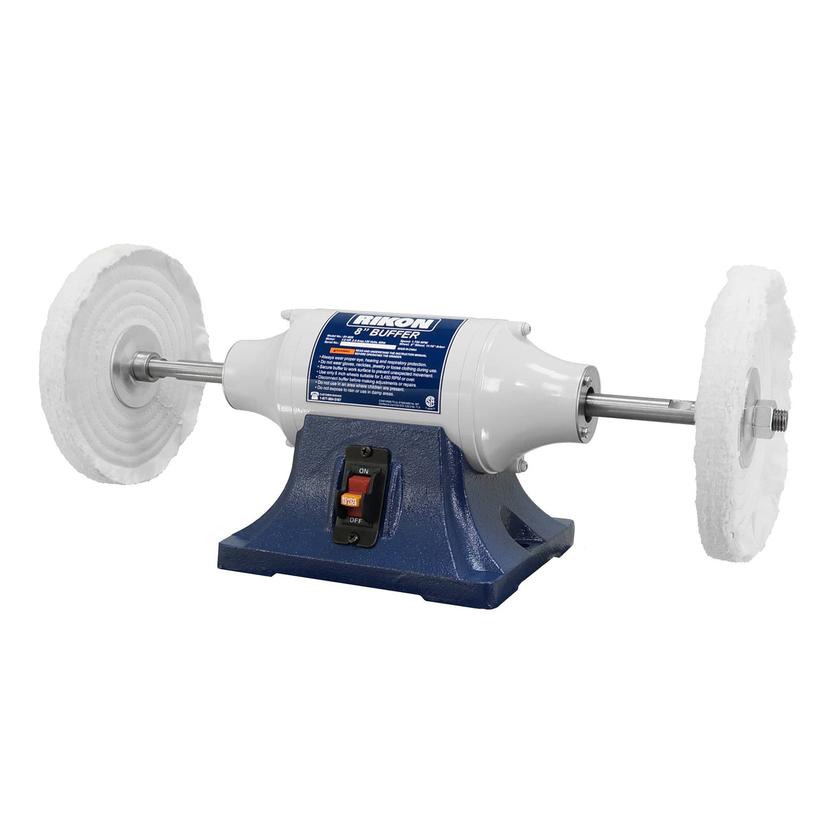 RIKON 8 in Low Speed Buffer - 1/2 HP