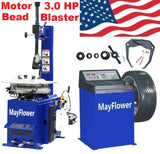 Mayflower 3.0 HP Tire Changer Wheel Changers Machine Combo Balancer Rim 950 680