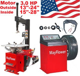 Mayflower 3.0 HP Tire Changer Wheel Changers Balancer Machine Combo 980 800 Red Edition