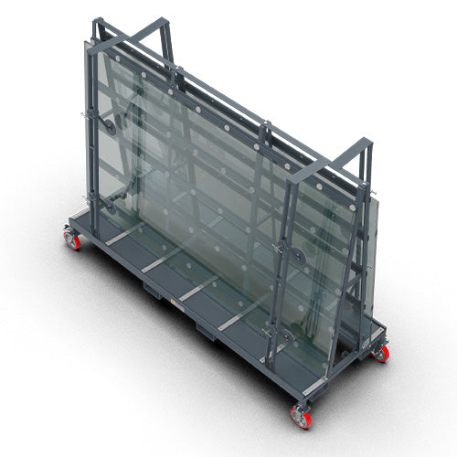 Abaco Oversized Glass Transport Cart AOGTC11879