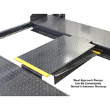 Atlas Garage PRO8000 8,000-lb 4-Post Storage Lift + Pro-Floor 8-Piece Panel Set Combo