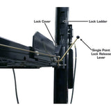 Atlas Garage PRO8000 8,000-lb 4-Post Storage Lift + Pro-Floor 8-Piece Panel Set Combo