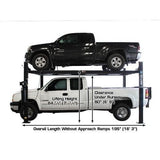 Atlas Garage PRO8000EXT-L 8,000 lb 4-Post Lift with Pro-Floor 8-Panel Combo