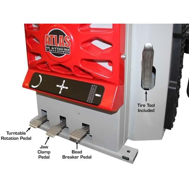Atlas Platinum PTC300 Swing-Arm Tire Changer + PWB70 Spin Wheel Balancer Combo Package