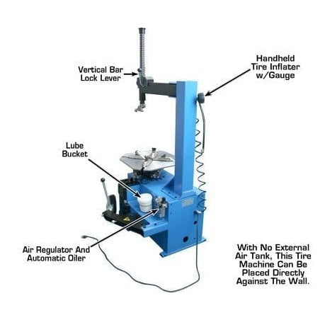 Atlas TC221 Tire Changer + WB11 Motorcycle Wheel Balancer Combo Package