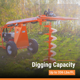 Brave Towable Auger | Hydraulic | Honda GX390