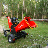 MechMaxx 6 inch KOHLER E-Start 429cc 14HP Gas Powered 4 - Wheel Drum Wood Chipper with Taillight ,  B150