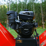 MechMaxx 6 inch KOHLER E-Start 429cc 14HP Gas Powered 4 - Wheel Drum Wood Chipper with Taillight ,  B150
