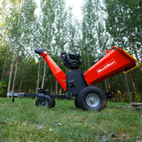 MechMaxx 6 inch KOHLER E-Start 429cc 14HP Gas Powered 4 - Wheel Drum Wood Chipper with Taillight ,  B150