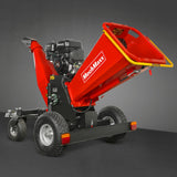 MechMaxx 6 inch ZONSEN E-Start 459cc 15hp Gas Powered 4 - Wheel Drum Wood Chipper with Taillight ,  B150