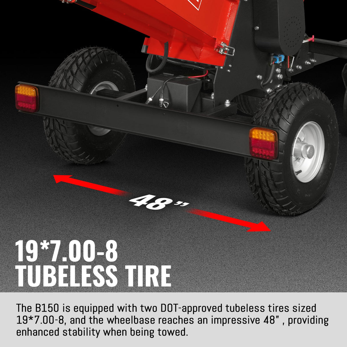 MechMaxx 6 inch ZONSEN E-Start 459cc 15hp Gas Powered 4 - Wheel Drum Wood Chipper with Taillight ,  B150