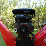 MechMaxx 8 inch ZONSEN E-Start 1000cc 35hp Gas Powered 4 - Wheel Drum Wood Chipper with Taillight ,  B200