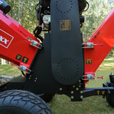 MechMaxx 8 inch ZONSEN E-Start 1000cc 35hp Gas Powered 4 - Wheel Drum Wood Chipper with Taillight ,  B200