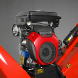 MechMaxx 8 inch HONDA E-Start 688cc 22hp Gas Powered 4 - Wheel Drum Wood Chipper with Taillight ,  B200