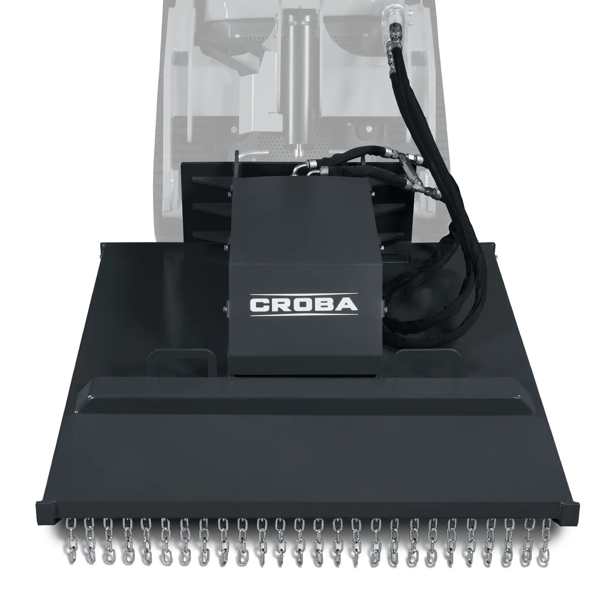 42'' Mini Skid Steer Brush Cutter, Hydraulic Motor