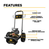 2,000 PSI 3.5 GPM 5.0 HP Electric Pressure Washer with Baldor Motor and General Triplex Pump - B205EG