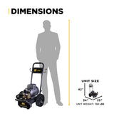 2,700 PSI 3.5 GPM 7.5 HP Electric Pressure Washer with Baldor Motor and CP Triplex Pump - B2775EA