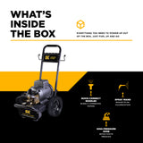 2,700 PSI 3.5 GPM 7.5 HP Electric Pressure Washer with Baldor Motor and CP Triplex Pump - B2775EA