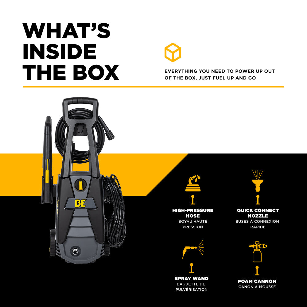 1,700 PSI 1.7 GPM Electric Power Washer with Powerease Motor and AR Axial Pump - P1715EN