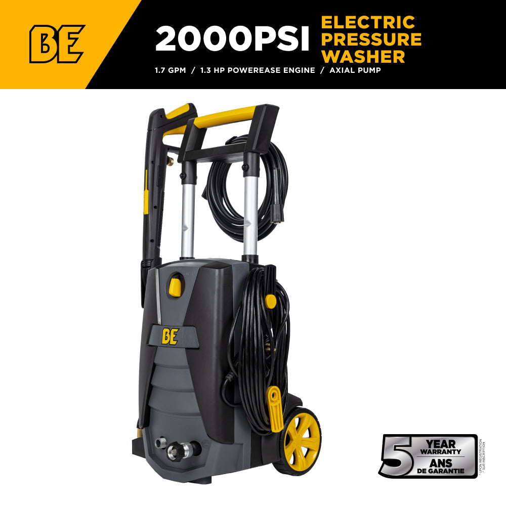2,000 PSI 1.7 GPM Cold Water Corded Electric Pressure Washer - P1915EN