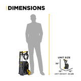 2,000 PSI 1.7 GPM Cold Water Corded Electric Pressure Washer - P1915EN
