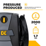 2,000 PSI 1.7 GPM Cold Water Corded Electric Pressure Washer - P1915EN