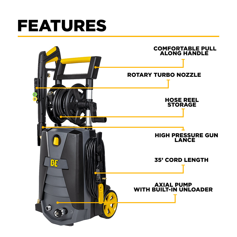 2,150 PSI 1.6 GPM Cold Water Corded Electric Pressure Washer - P2115EN