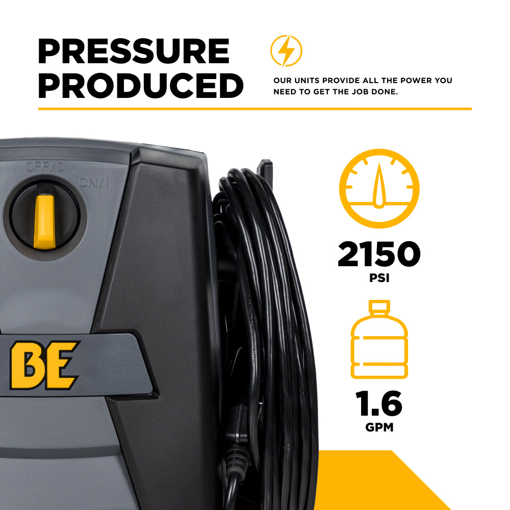 2,150 PSI 1.6 GPM Cold Water Corded Electric Pressure Washer - P2115EN