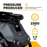 2,300 PSI 1.7 GPM Electric Pressure Washer with Powerease Motor and AR Axial Pump - P2314EN