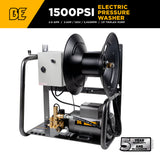 1,500 PSI 2.0 GPM 2.0 HP Wall Mount Electric Pressure Washer with a Baldor Motor and CP Triplex Pump - X-1520FW1ARH