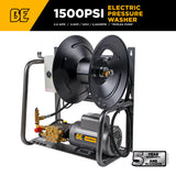1,500 PSI 2.0 GPM 2.0 HP Wall Mount Electric Pressure Washer with a Baldor Motor and General Triplex Pump - X-1520FW1GENH