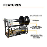 2,000 PSI 4.0 GPM 5.0 HP Electric Pressure Washer with Baldor Motor and CP Triplex Pump - X-2050FW1A